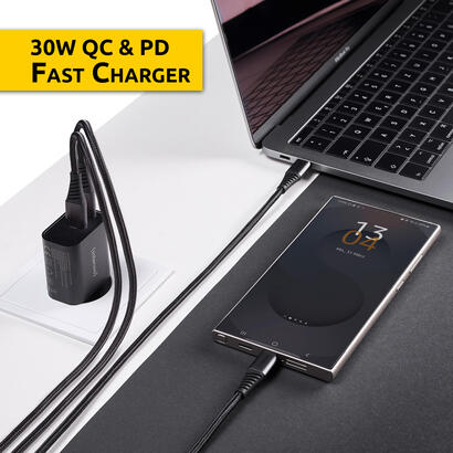 intenso-usb-ladegerat-1-x-usb-a-1-x-usb-c-30-watt-negro
