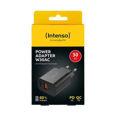 intenso-usb-ladegerat-1-x-usb-a-1-x-usb-c-30-watt-negro