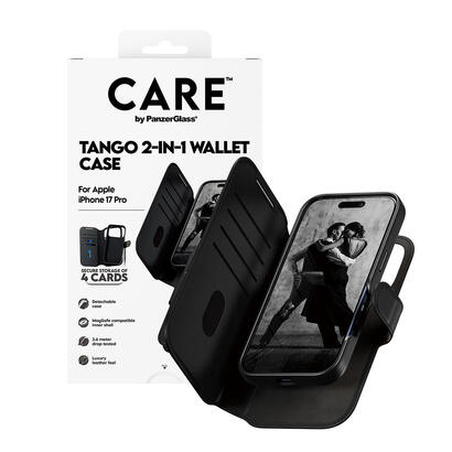 panzerglass-care-by-tango-2-in-1-wallet-case-w-magsafe-iphone-17-pro-funda-para-apple-iphone-17-pro-negro