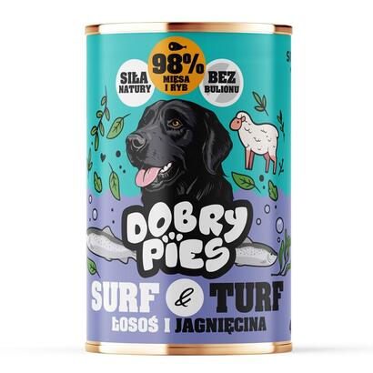 dobry-pies-surfturf-losos-i-jagniecina-mokra-karma-para-perro-400g