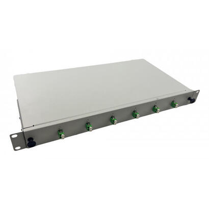 helos-lwl-19-spleissbox-6-x-lcapc-duplex-os2-spleissfertig-gris