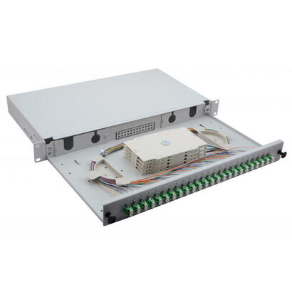 helos-lwl-19-spleissbox-24-x-lcapc-duplex-os2-spleissfertig-gris
