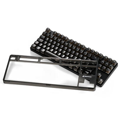 sharkoon-crystal-shark-teclado-para-gaming-negro