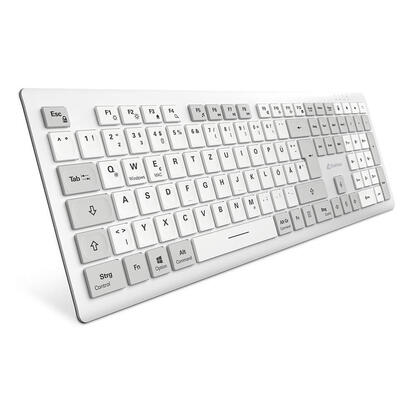 sharkoon-officepal-k30w-teclado-blanco-distribucion-de-cupula-de-goma-4044951042340