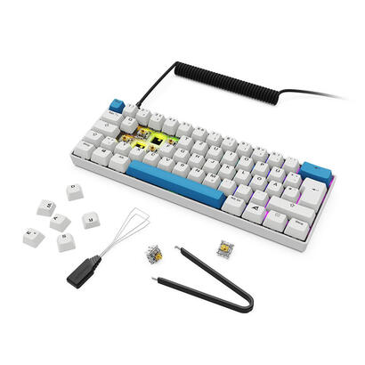 sharkoon-4044951041947-teclado-para-gaming-blanco
