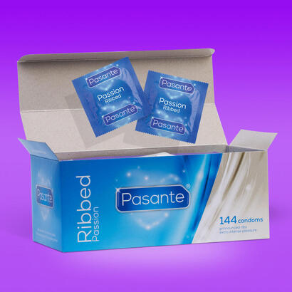 pasante-ribbed-passion-preservativos-bolsa-144-unidades