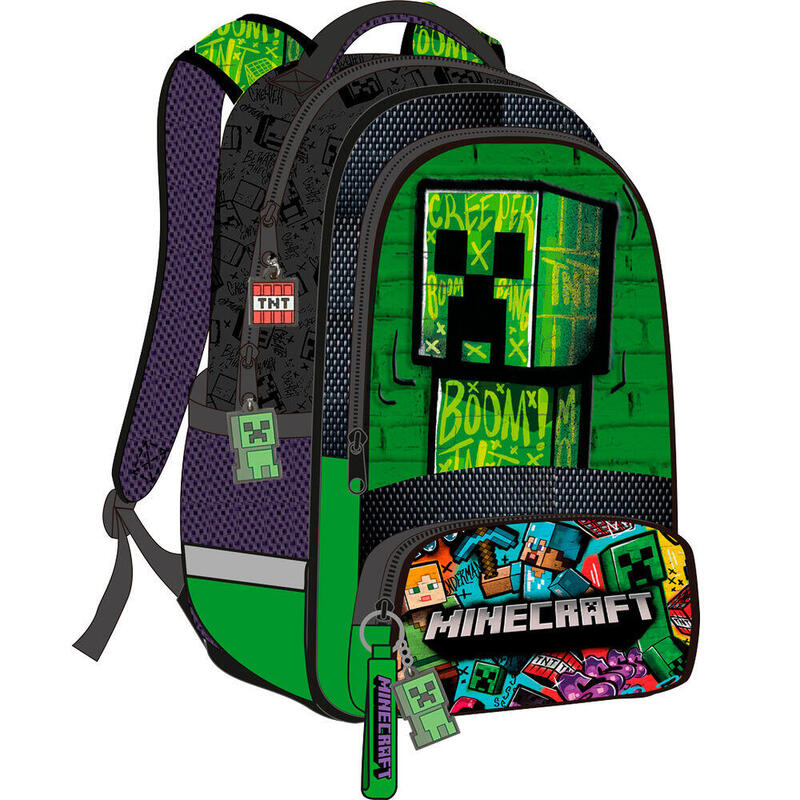 mochila-minecraft-42cm mochila-minecraft-42cm