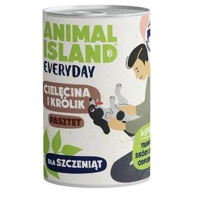 animal-island-everyday-cielecina-i-krolik-dla-szczeniat-puszka-400g