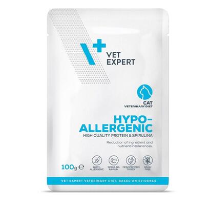 vet-expert-hypoallergenic-turkey-comida-humeda-para-gatos-100g