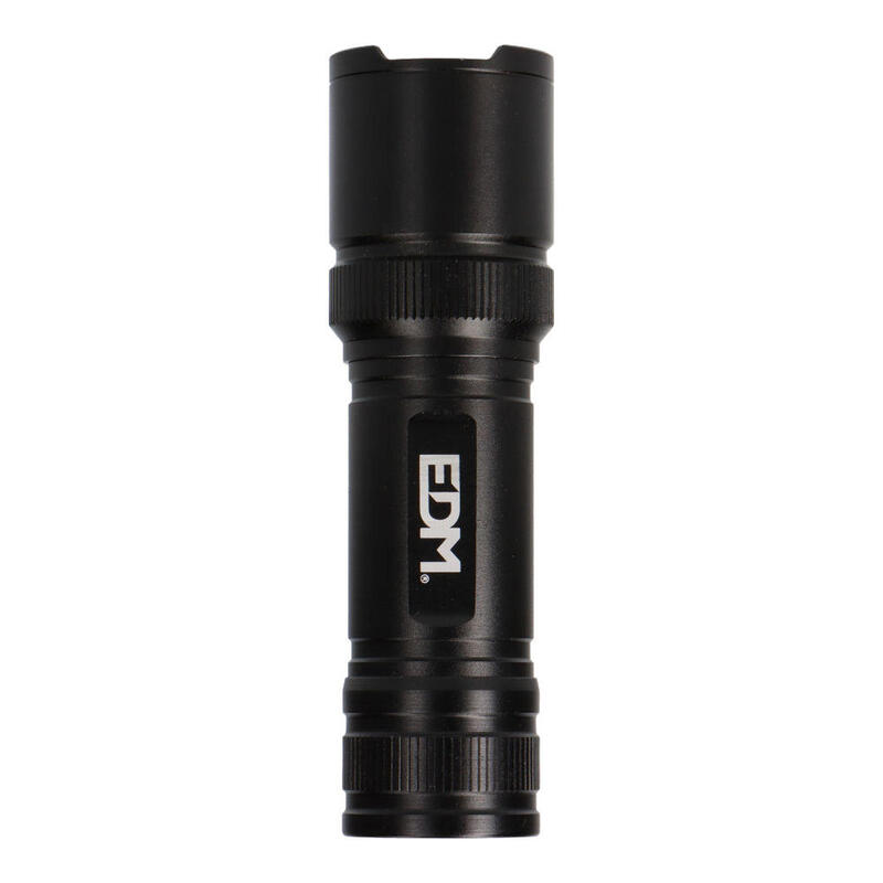 pack-de-16-unidades-linterna-led-tactica-black-grip-150-lm-con-zoom-3-x-aaa-incluidas-aluminio