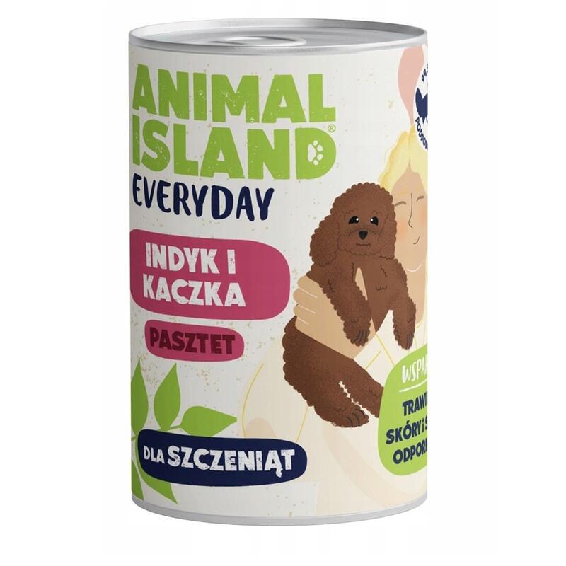 animal-island-everyday-indyk-i-kaczka-dla-szczeniat-puszka-400g