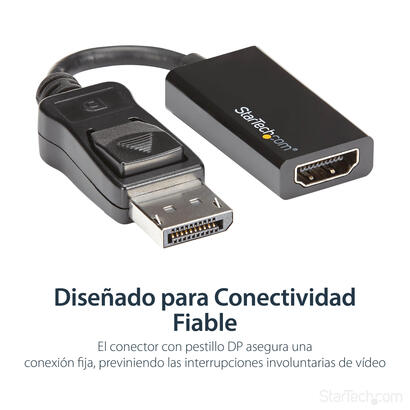 startech-conversor-4k-displayport-a-hdmi-mh-negro-dp2hd4k60s