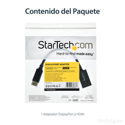 startech-adaptador-displayport-a-hdmi-mh-1920x1200-pasivo-dp2dvi2