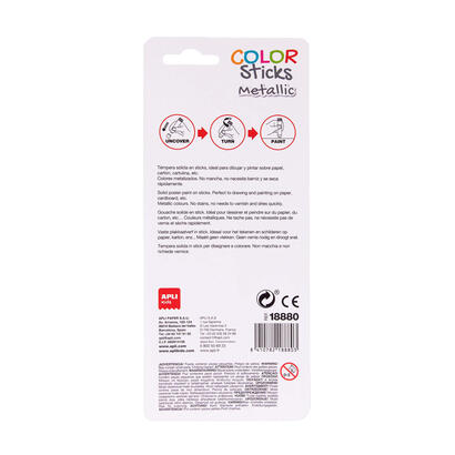 apli-color-sticks-temperas-solidas-pack-2-unidades-de-6g-en-colores-metalizados-no-manchan-acabado-satinado-secado-rapido-efecto