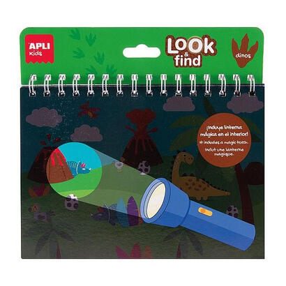 apli-look-find-dinosaurios-bloc-de-6-laminas-para-buscar-objetos-con-linterna-magica