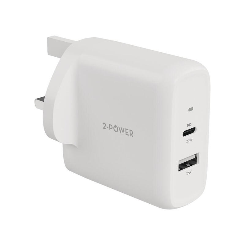 2-power-2pwc32w02-uk-cargador-de-dispositivo-movil-blanco