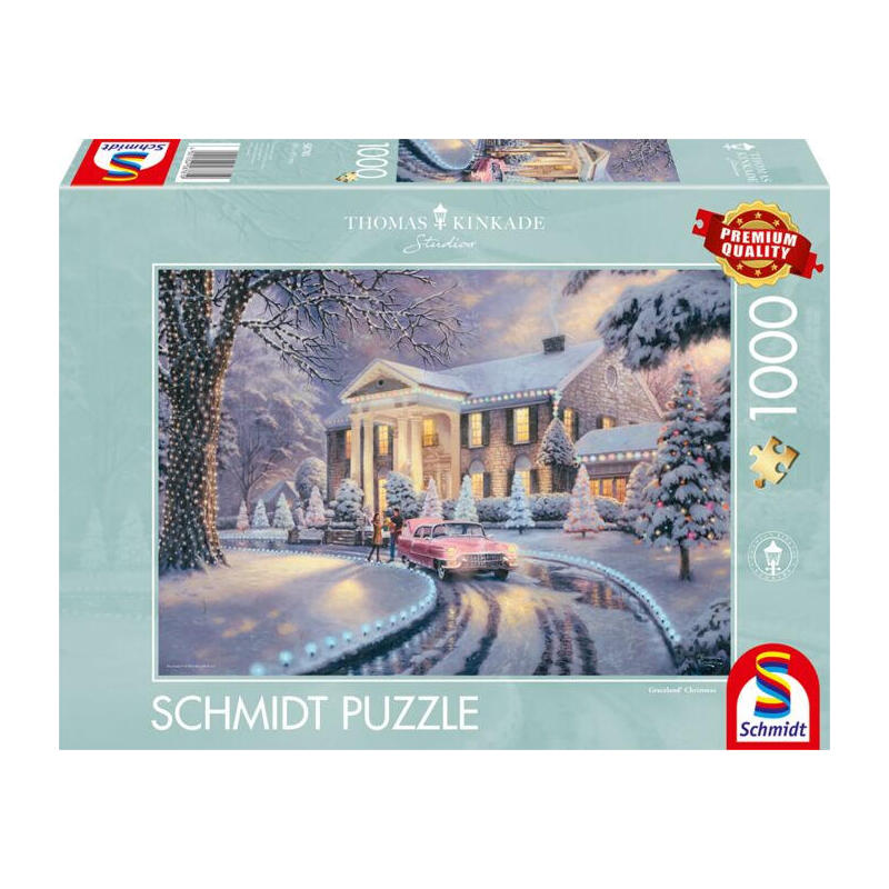 puzzle-schmidt-games-thomas-kinkade-studios-graceland-navidad-58781-1000-piezas