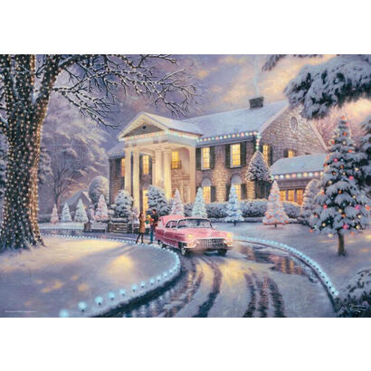 puzzle-schmidt-games-thomas-kinkade-studios-graceland-navidad-58781-1000-piezas