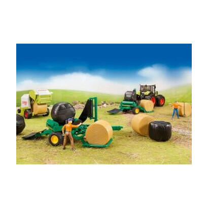 bruder-4-round-hay-bales-ochre
