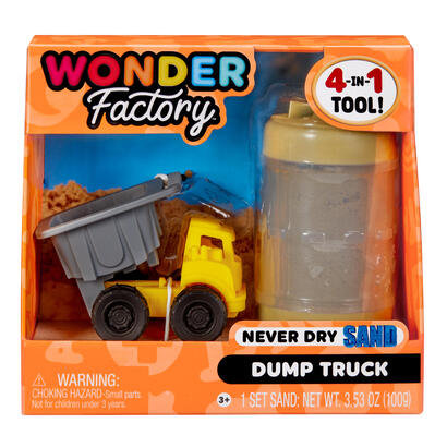 masa-plastyczna-wonder-factory-never-dry-sand-trucks-wywrotka