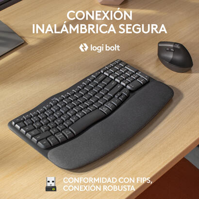 teclado-logitech-ergo-series-wave-keys-for-business-negro