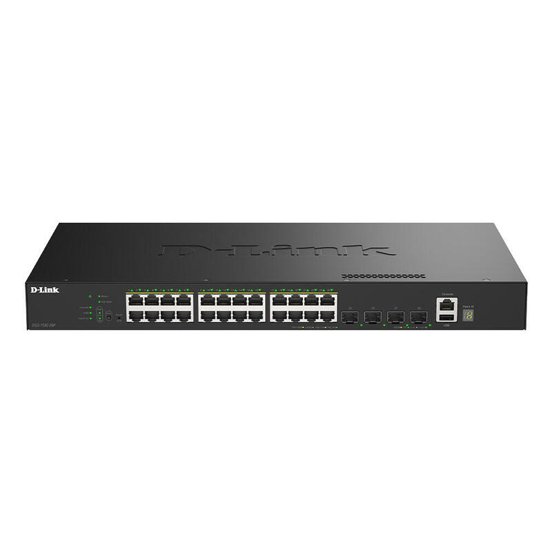 d-link-smartpro-dgs-1530-28p-conmutador-inteligente-24-x-101001000-poe-4-x-10-gigabit-sfp-sobremesa-montaje-en-rack-poe-370-w