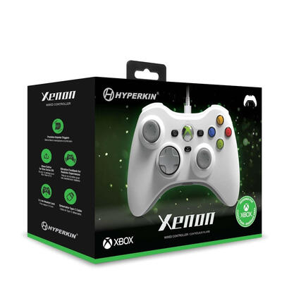 hyperkin-controller-xenon-cablegehnden-blanco-xbox