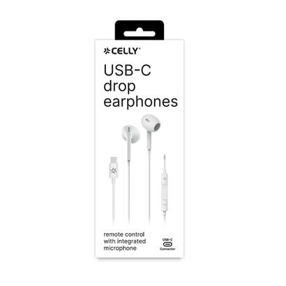 auriculares-celly-up1300typecwh-alambrico-usb-tipo-c-blanco