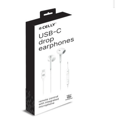 auriculares-celly-up1300typecwh-alambrico-usb-tipo-c-blanco