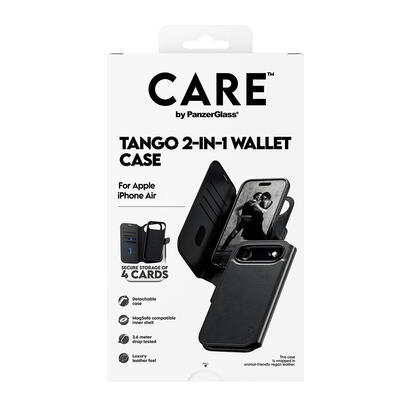 panzerglass-care-by-tango-2-in-1-wallet-case-w-magsafe-iphone-air-funda-para-apple-iphone-air-negro