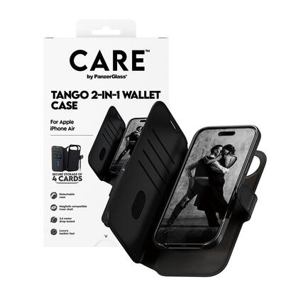 panzerglass-care-by-tango-2-in-1-wallet-case-w-magsafe-iphone-air-funda-para-apple-iphone-air-negro