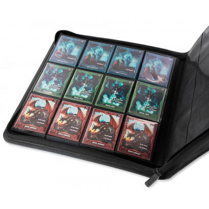 ultimate-guard-zipfolio-480-24-pocket-xenoskin-quadrow-negro