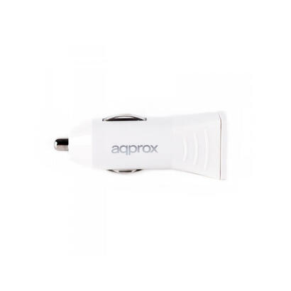 approx-cargador-para-coche-2-usb-5v31-ah-color-blanco-appusbcar31w