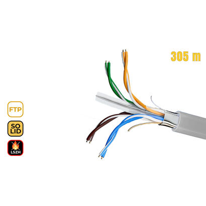 bobina-de-cable-rj45-ftp-phasak-phr-6312-cat6-305m-gris