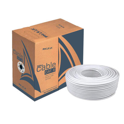 bobina-de-cable-rj45-ftp-phasak-phr-6312-cat6-305m-gris