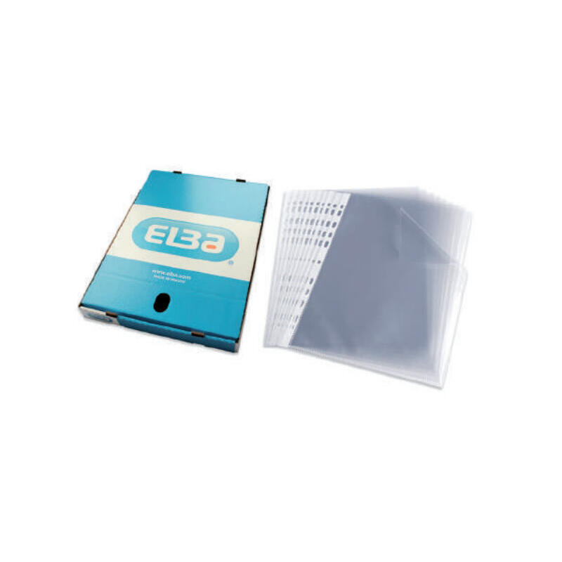 elba-funda-multitaladro-11-pp-cristal-a4-70-micras-standard-100u-