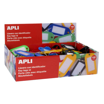 apli-llaveros-porta-etiquetas-plastico-caja-de-100-csurtido