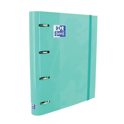 oxford-carpeta-4-anillas-classic-europeanbinder-c-recambio-100h-5x5-a4-ice-mint