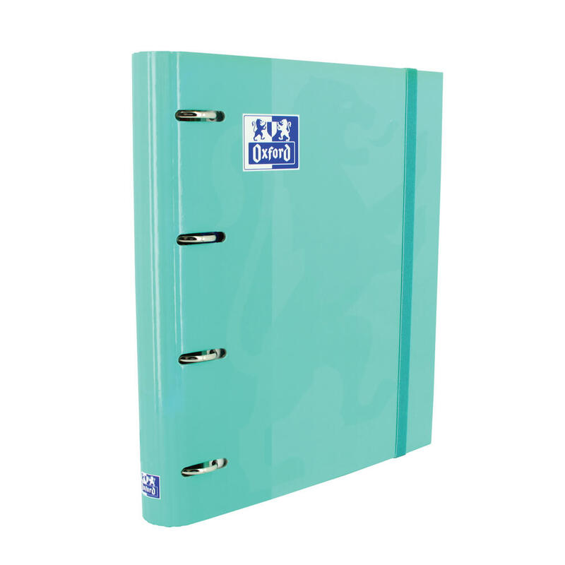 oxford-carpeta-4-anillas-classic-europeanbinder-c-recambio-100h-5x5-a4-ice-mint