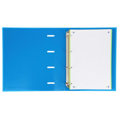 oxford-carpeta-4-anillas-classic-europeanbinder-c-recambio-100h-5x5-a4-turquesa