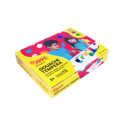 jovi-estuche-12-botes-35ml-tempera-gouache-pincel-csurtidos