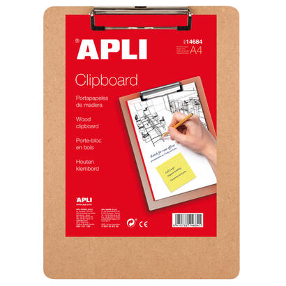 apli-clipboard-madera-a4-marron