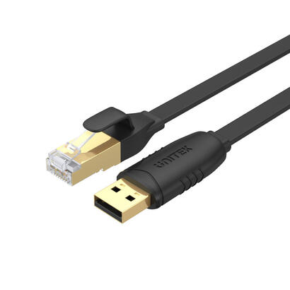 unitek-y-sp02001b-usb-20-to-rj45-console-rollover-flat-cable-18m