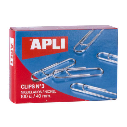 apli-pack-de-100-clips-niquelados-n3-40-mm
