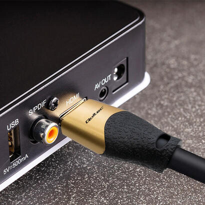 qoltec-50355-hdmi-v21-cable-ultra-high-speed-8k-60hz-28awg-gold-2m