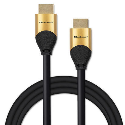 cable-qoltec-50356-hdmi-v21-ultra-high-speed-8k-60hz-28awg-gold-3m