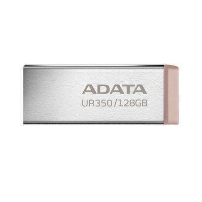 adata-ur350-128g-rsrbg-lapiz-usb-niquelmarron