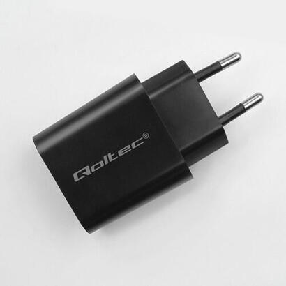 qoltec-52376-super-quick-pd-charger-usb-c-20w-5-12v-167-3a-black