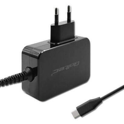 qoltec-52385-gan-power-pro-charger-1xusb-c-45w-5-20v-225-3a-black