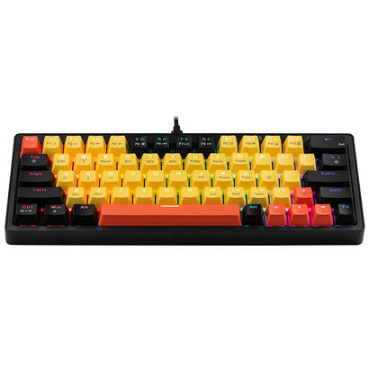 tracer-evo2-teclado-juego-usb-rf-wireless-bluetooth-qwerty-ingles-negro-naranja-amarillo